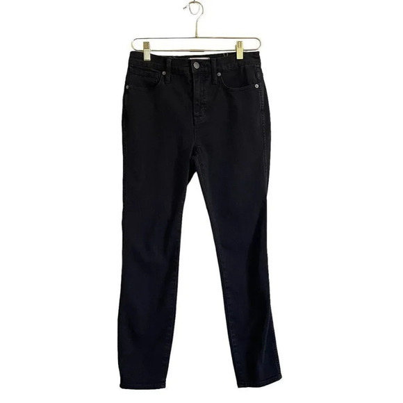 Madewell Jeans Women’s SZ 26 Black High Rise Skinny - Picture 1 of 6
